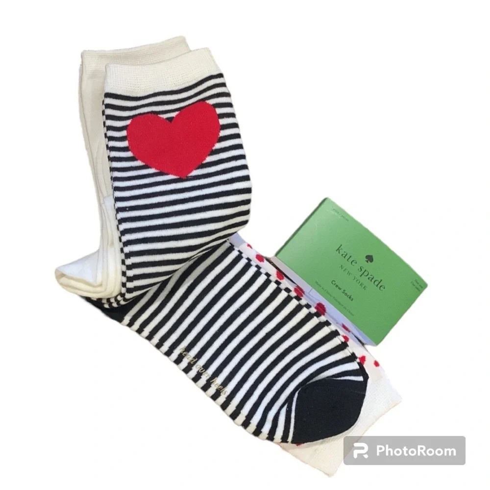 Kate Spade New York Women's 3Pack Sock Set - Head over Heels